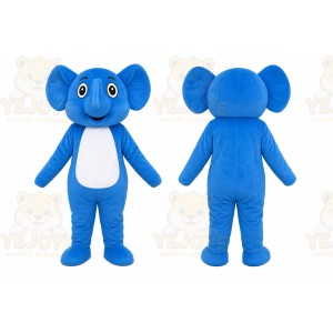 Blue Elephant Mascot Costume