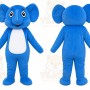 Blue Elephant Mascot Costume