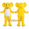 Yellow Elephant Mascot Costume