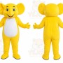 Yellow Bear Mascot Costume