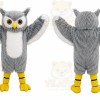 Gray Owl Mascot Costume
