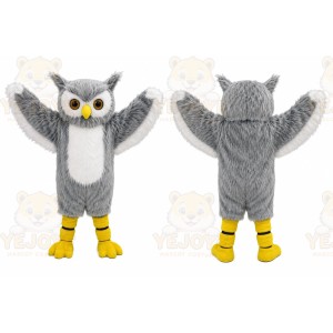 Gray Owl Mascot Costume
