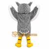 Gray Owl Mascot Costume Gray Owl Mascot Costume