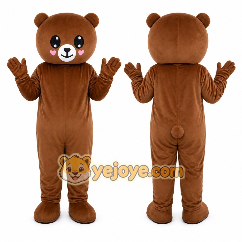 Brown Bear Mascot Costume Brown Bear Mascot Costume