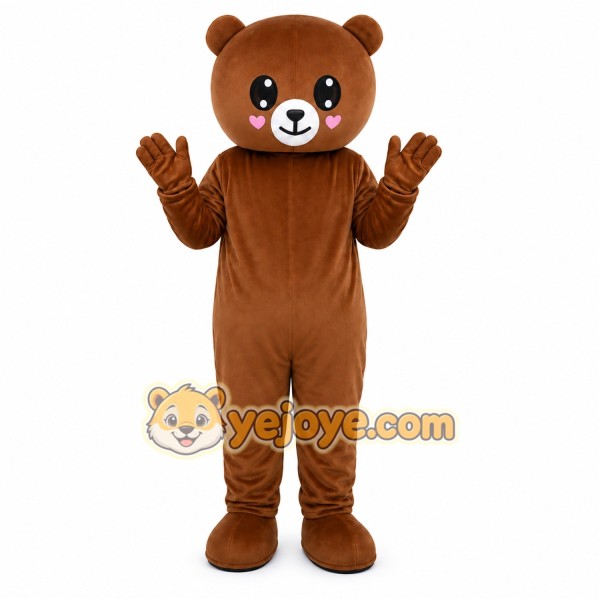 Brown Bear Mascot Costume
