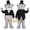 Top Hat Bear Mascot Costume Top Hat Bear Mascot Costume