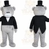 Top Hat Bear Mascot Costume