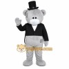 Top Hat Bear Mascot Costume Top Hat Bear Mascot Costume