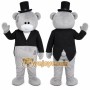Top Hat Bear Mascot Costume