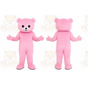 Pink Bear Mascot Costume