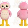 Pink Owl Mascot Costume