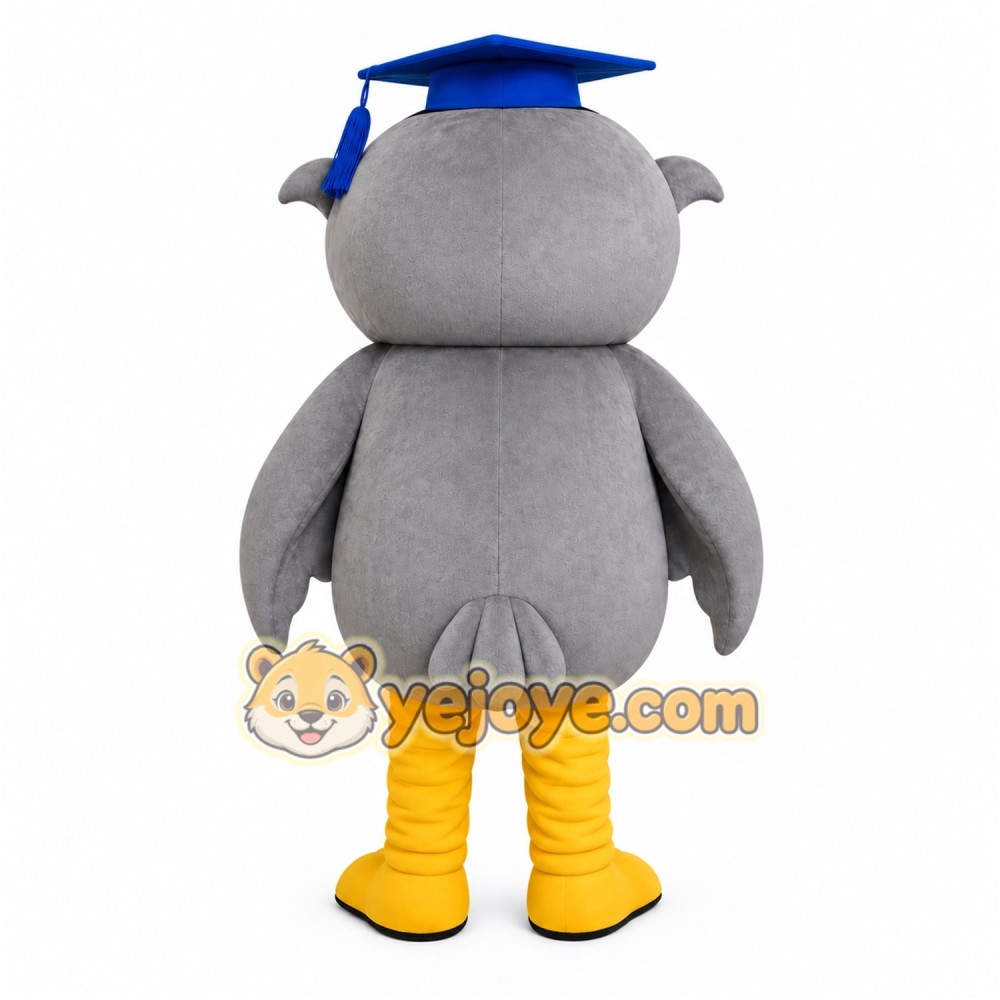 Graduate Owl Mascot Costume Graduate Owl Mascot Costume