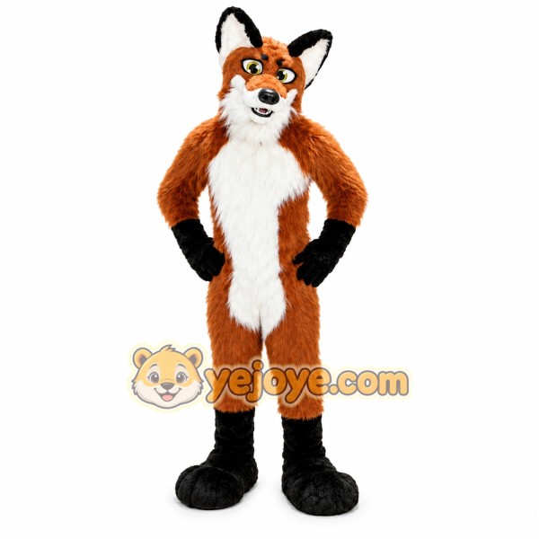 Orange Fox Mascot Costume
