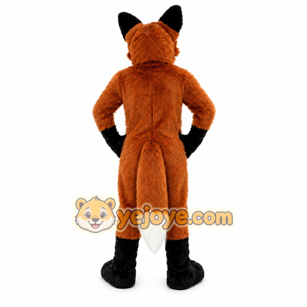 Orange Fox Mascot Costume Orange Fox Mascot Costume
