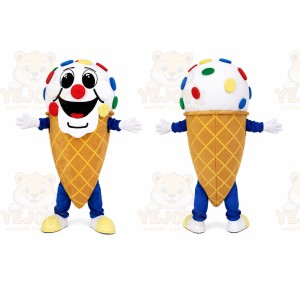 Ice Cream Cone Mascot Costume