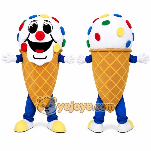 Ice Cream Cone Mascot Costume