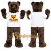 Brown Bear Shirt Mascot Costume Brown Bear Shirt Mascot Costume