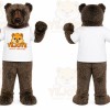 Brown Bear Shirt Mascot Costume