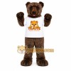 Brown Bear Shirt Mascot Costume Brown Bear Shirt Mascot Costume