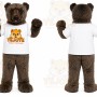 Brown Bear Shirt Mascot Costume