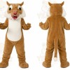 Tan Leopard Mascot Costume