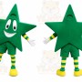 Green Star Mascot Costume