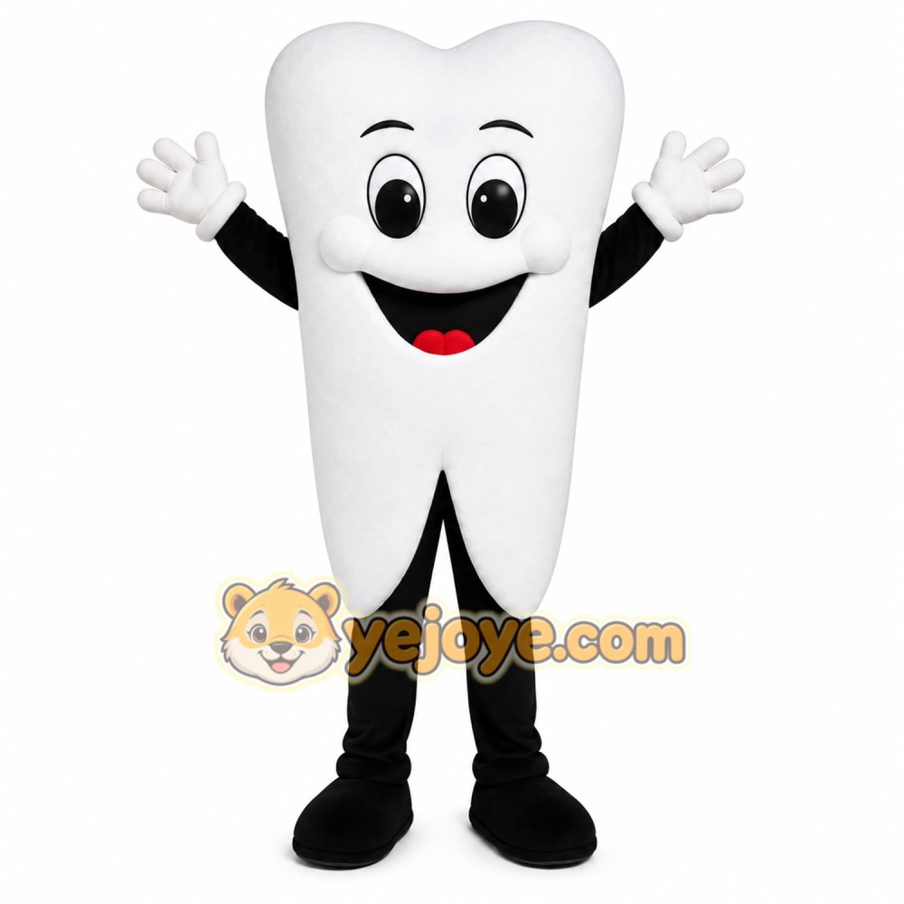 Happy Tooth Mascot Costume