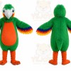 Green Parrot Mascot Costume
