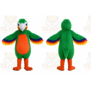 Green Parrot Mascot Costume