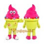 Pink Ice Cream Mascot Costume