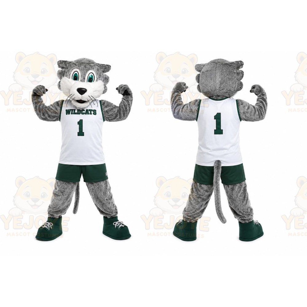 Gray Wolf Sports Mascot Costume