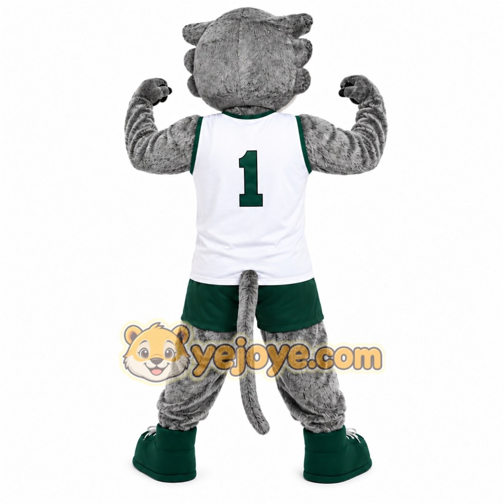 Gray Wolf Sports Mascot Costume