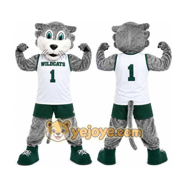 Gray Wolf Sports Mascot Costume