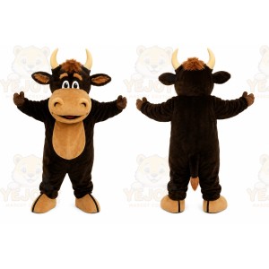 Black Bull Mascot Costume