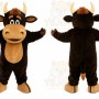 Black Bull Mascot Costume