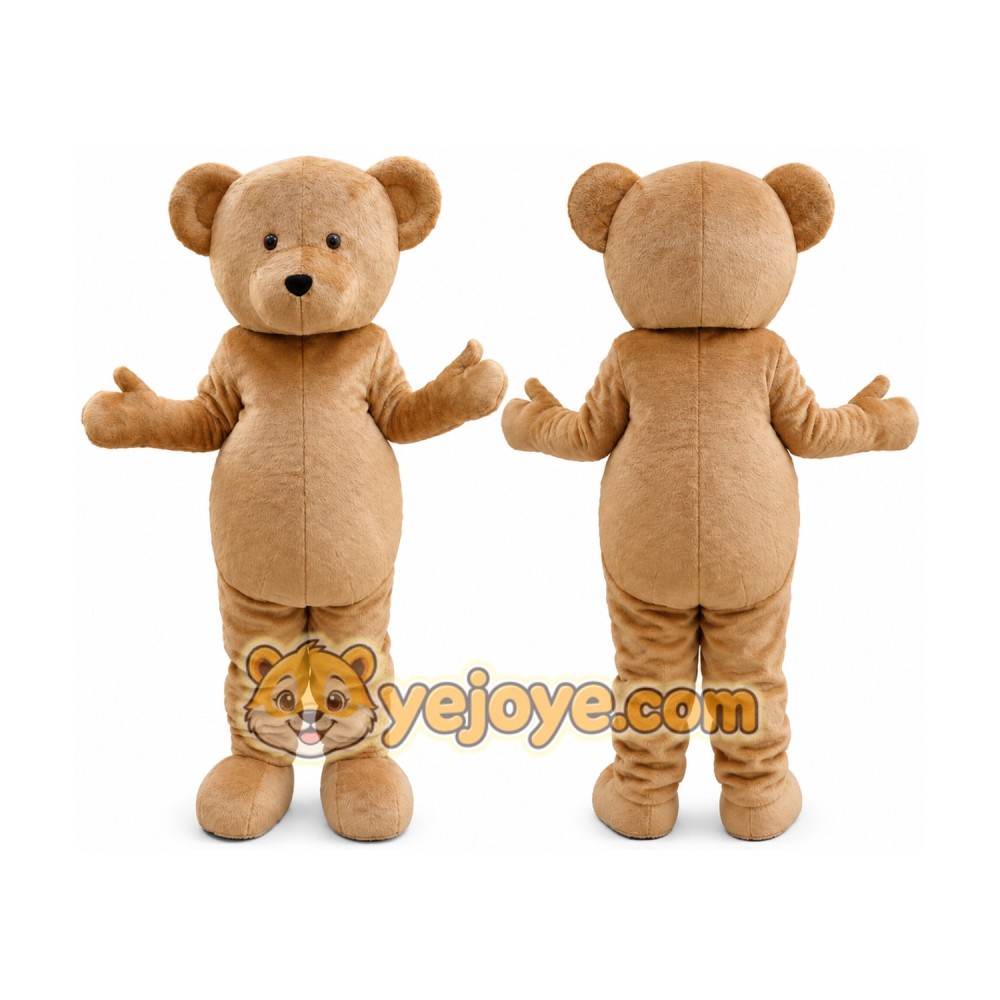 Tan Bear Mascot Costume Tan Bear Mascot Costume