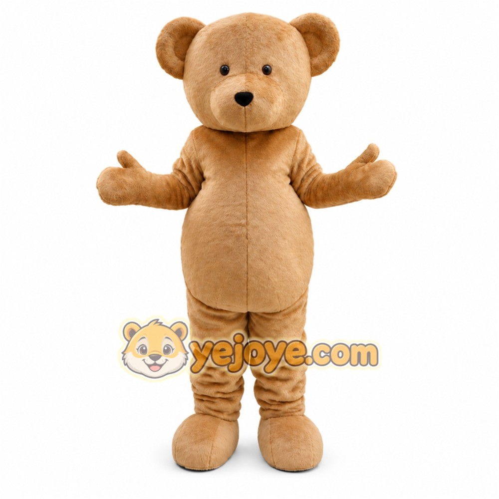 Tan Bear Mascot Costume Tan Bear Mascot Costume