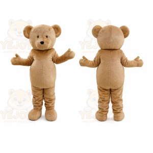 Tan Bear Mascot Costume
