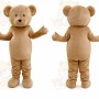 Tan Bear Mascot Costume