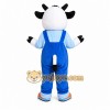 Cow Overalls Mascot Costume