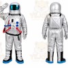 Silver Astronaut Mascot Costume