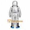 Silver Astronaut Mascot Costume Silver Astronaut Mascot Costume