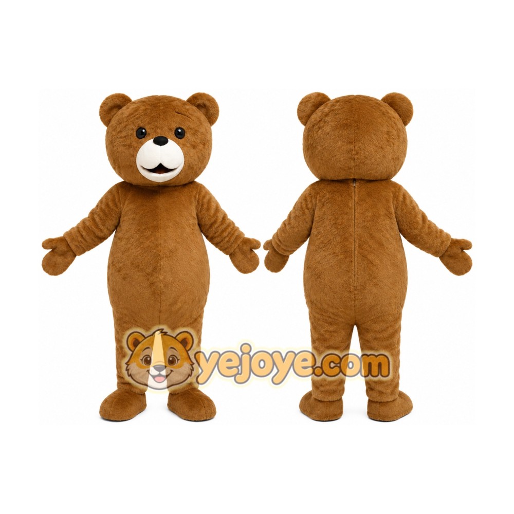Brown Bear Mascot Costume Brown Bear Mascot Costume