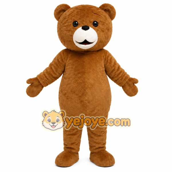 Brown Bear Mascot Costume