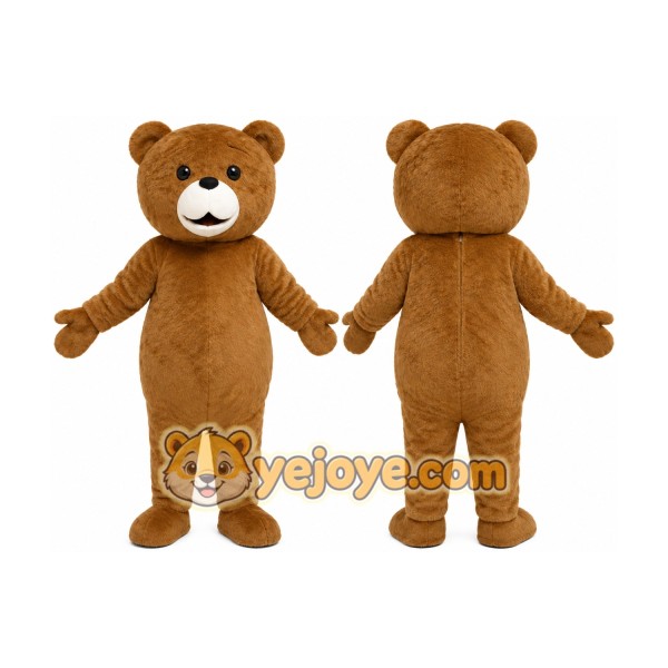 Brown Bear Mascot Costume