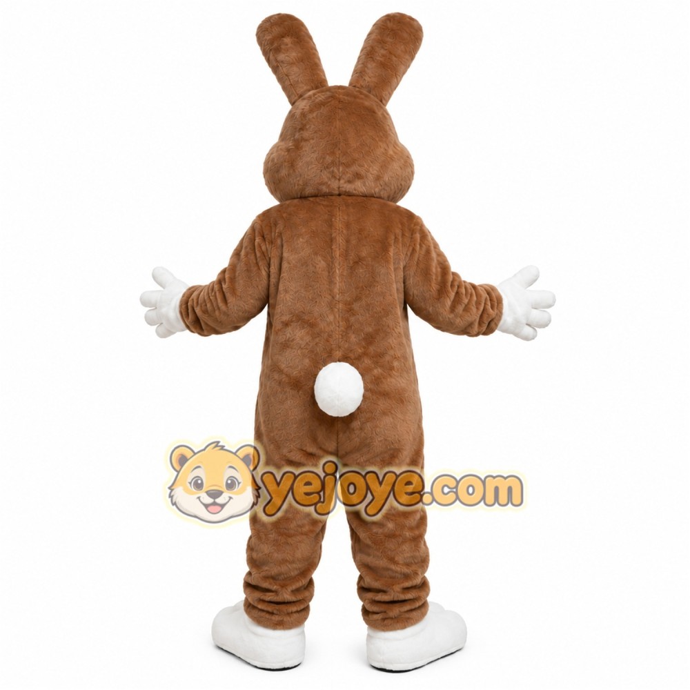 Brown Rabbit Mascot Costume Brown Rabbit Mascot Costume