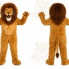 Tan Lion Mascot Costume