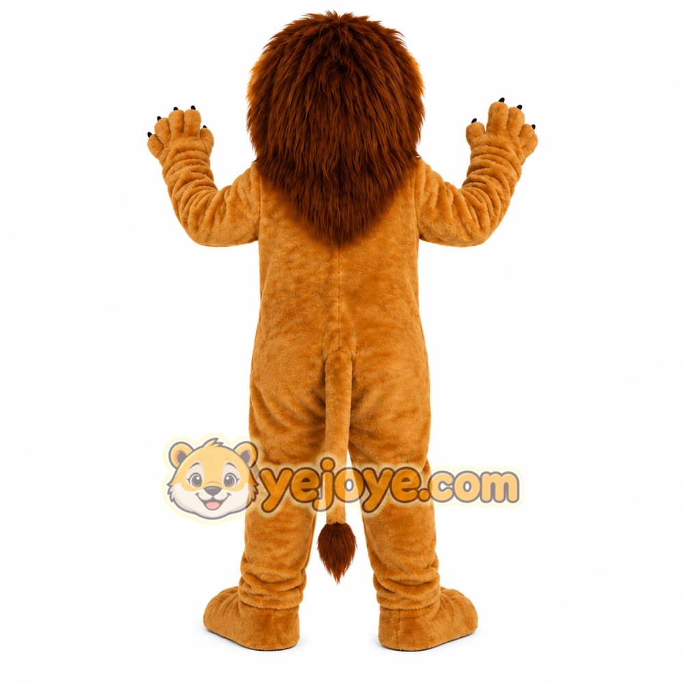 Tan Lion Mascot Costume Tan Lion Mascot Costume
