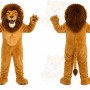 Tan Lion Mascot Costume
