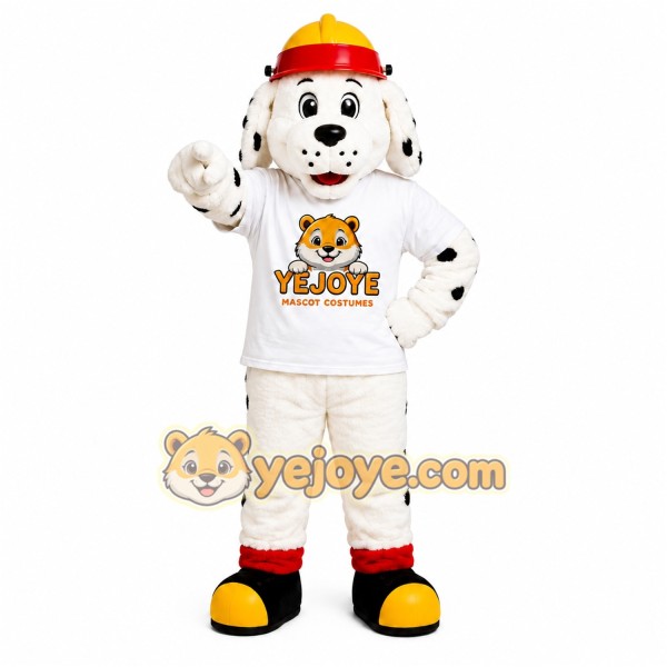 Firefighter Dog Mascot Costume Firefighter Dog Mascot Costume